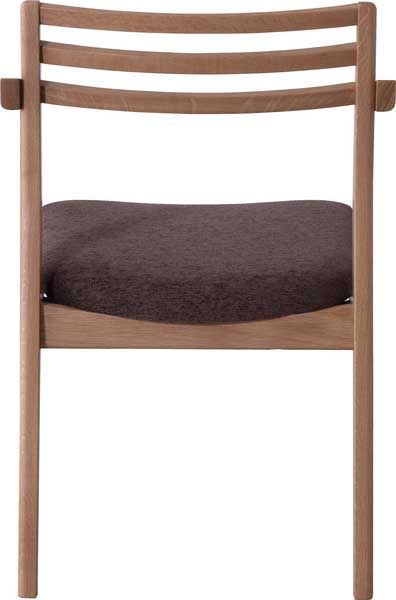 ダイニングチェア アームチェア W50×D51×H76.5×SH43cm No.124 オーク