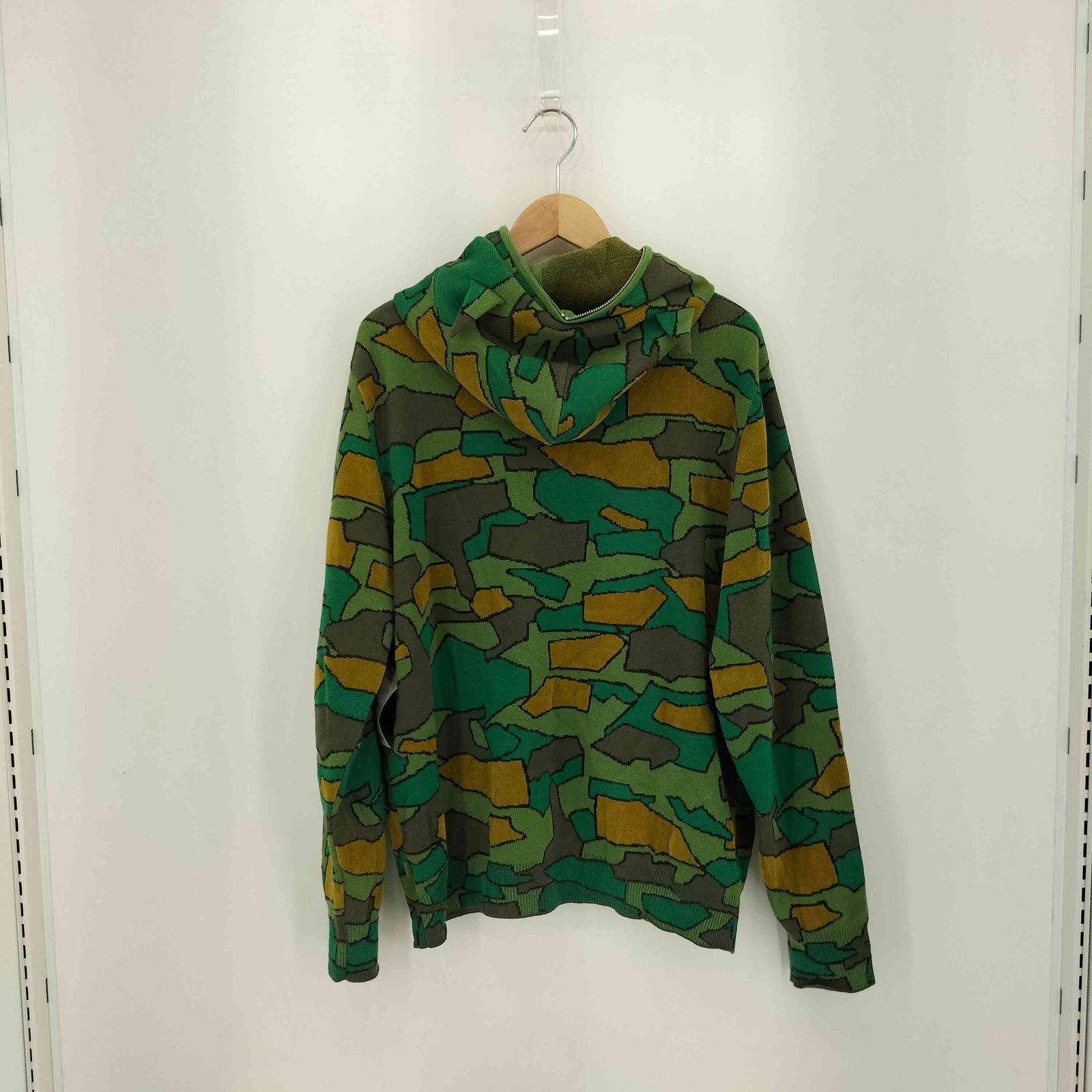 マークジェイコブス heaven by marc jacobs Gorillaz Camo 2001 Knit Zip-Up ジップアップ パーカー メンズ import M