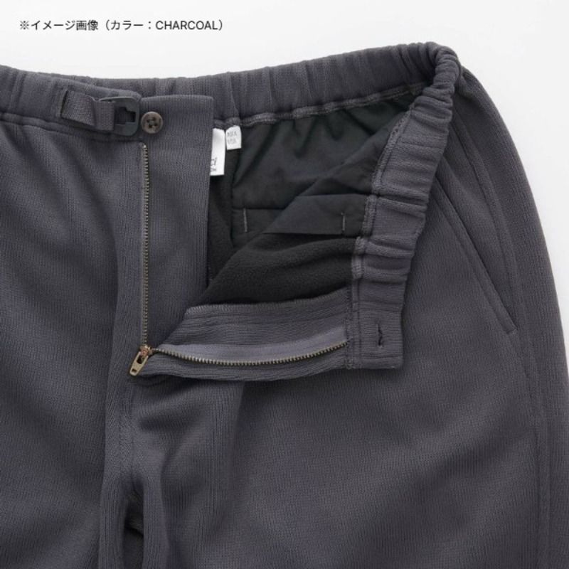 ボンティングニットフリースイージーテーパードパンツ HEATHER