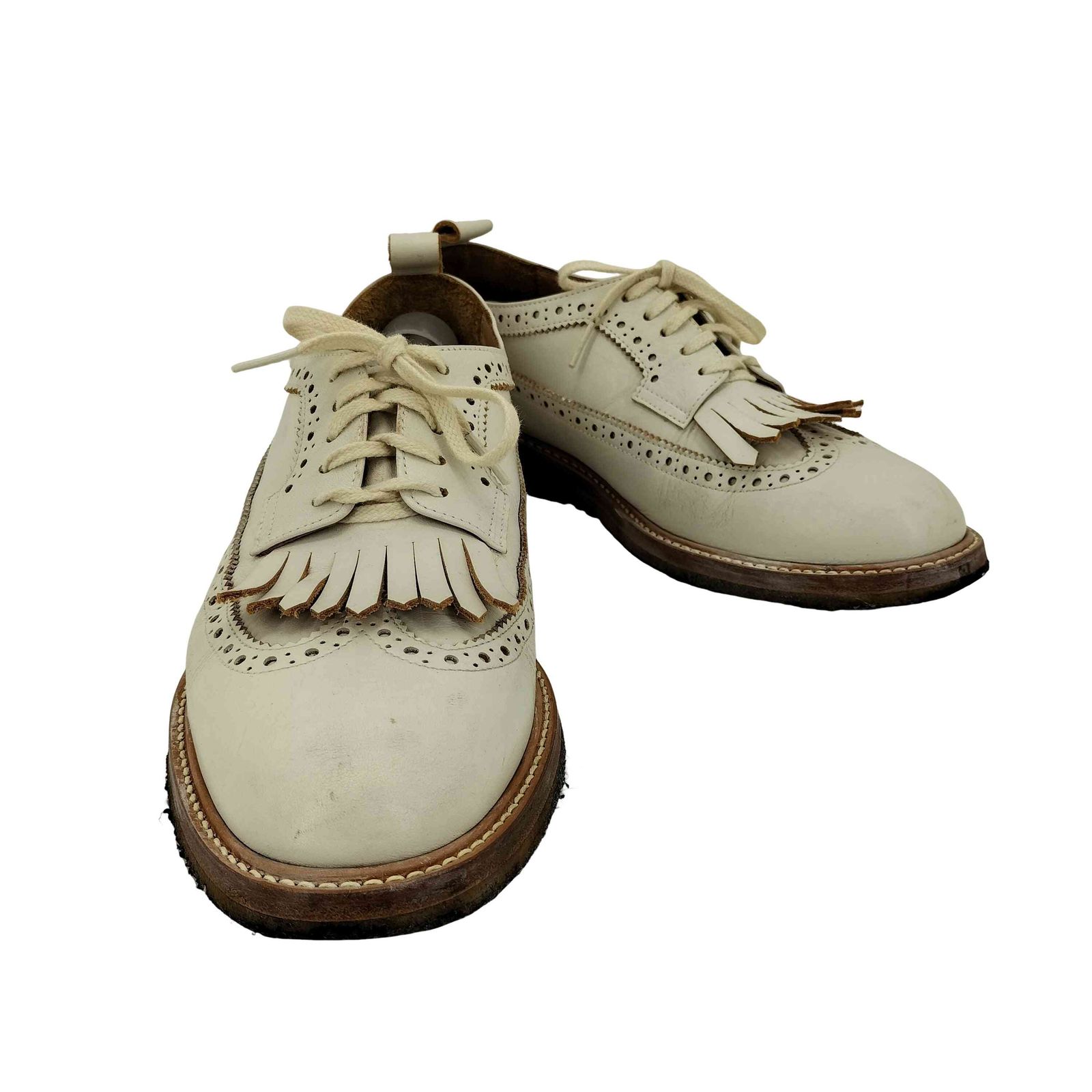 エンダースキーマ Hender Scheme クレープソール ウイングチップ タッセル レザー シューズ メンズ 左足5 右足6