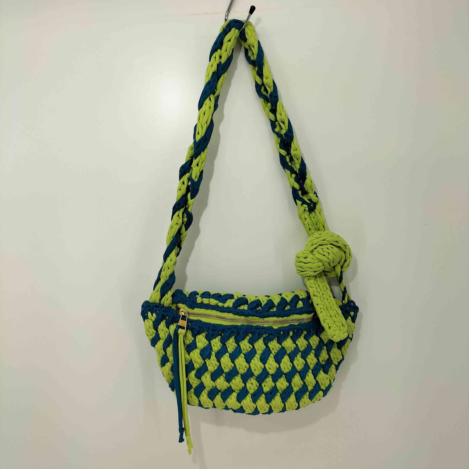 ジェイダブリューアンダーソン JW ANDERSON Knitted Shoulder Bag ニットショルダーバッグ メンズ 表記無
