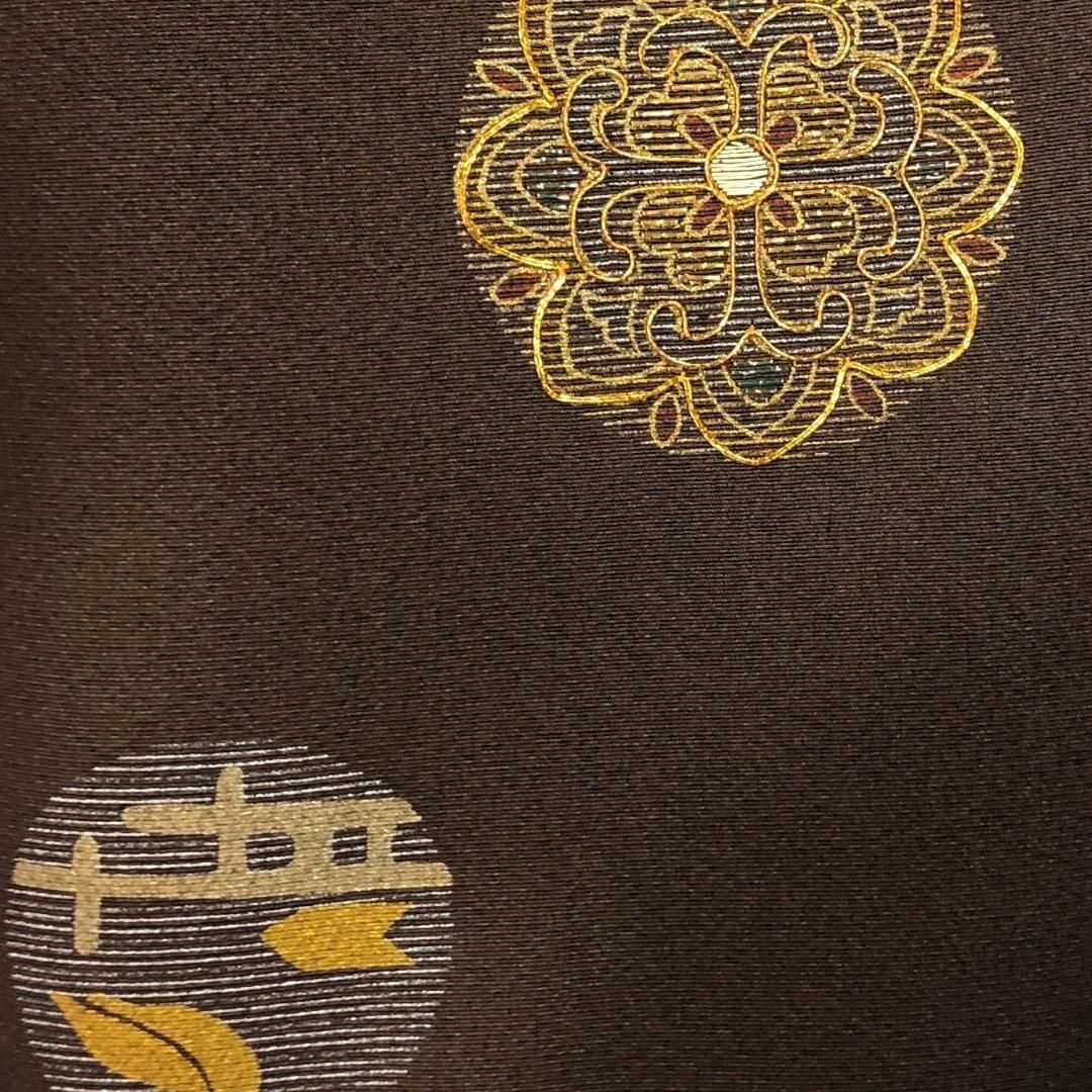 付下げ 華柄模様