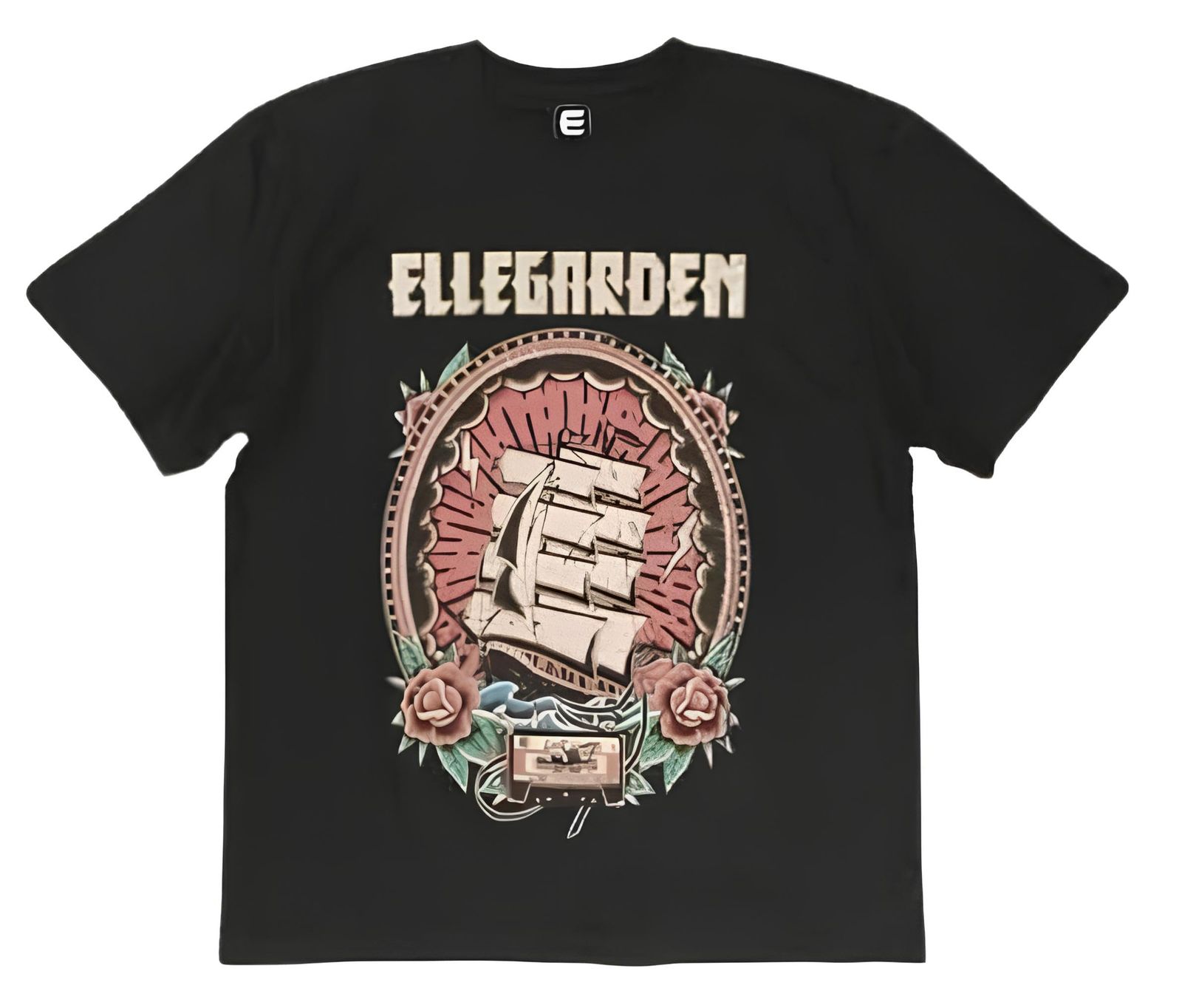 ELLEGARDEN エルレガーデン エルレ THE BOYS ARE BACK IN TOWN TOUR 2018 グッズ リストバンド 黒 × 赤  新品】 ELLEGARDEN エルレガーデン the boys are back in town