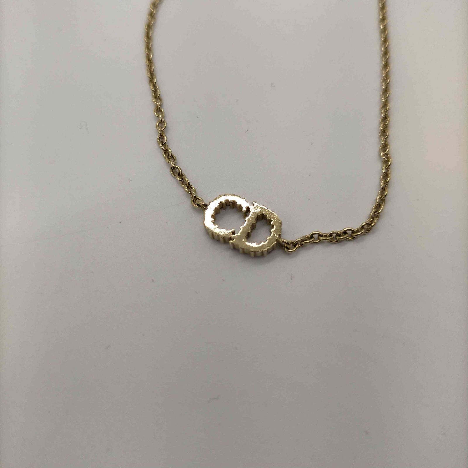 クリスチャンディオール Christian Dior Clair D Lune クレール ディー リュヌ ラインストーン CDロゴ ブレスレット レディース 表記無