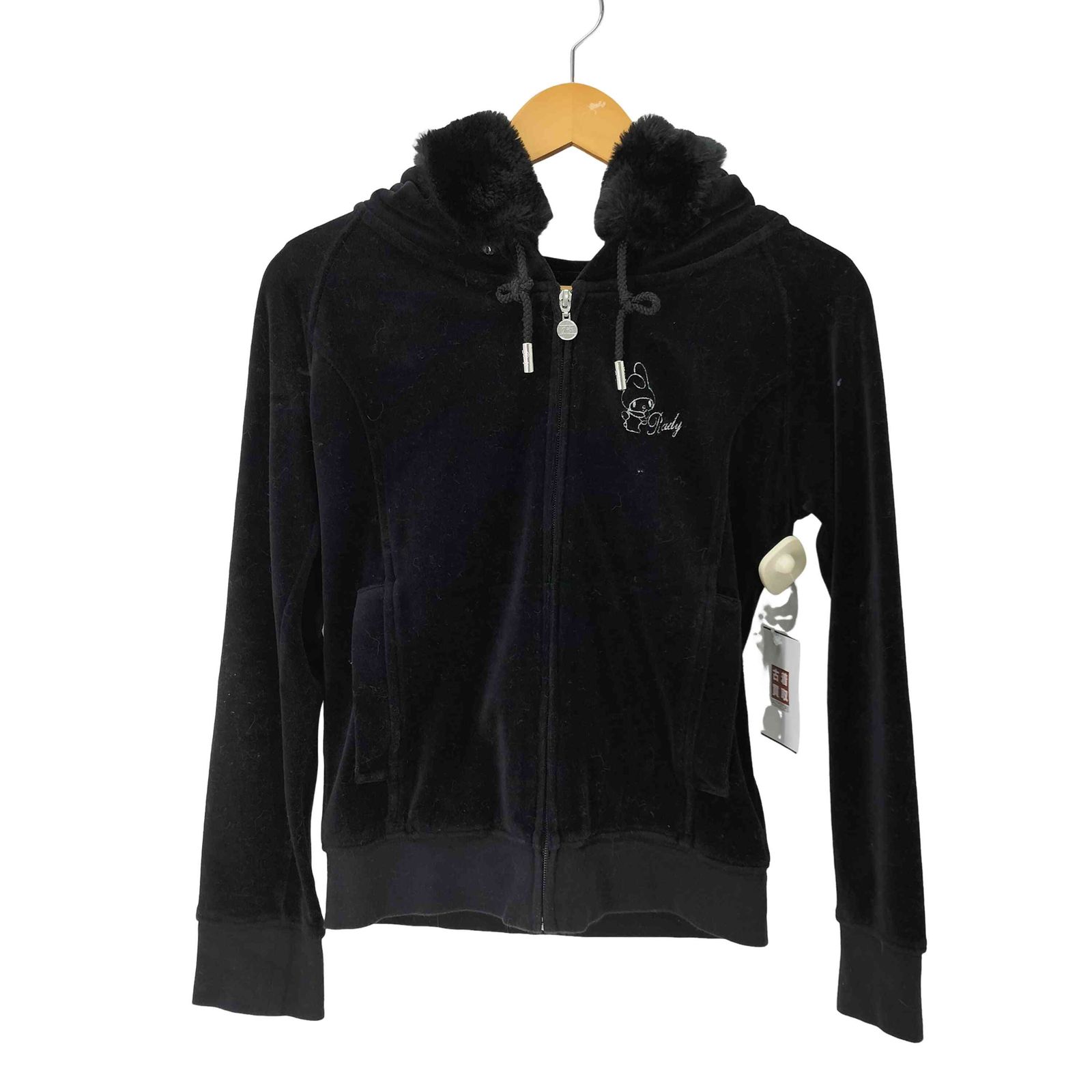 レディ Rady ファーフード ベロア ジップパーカー ランストーン＆パール レディース JPN M
