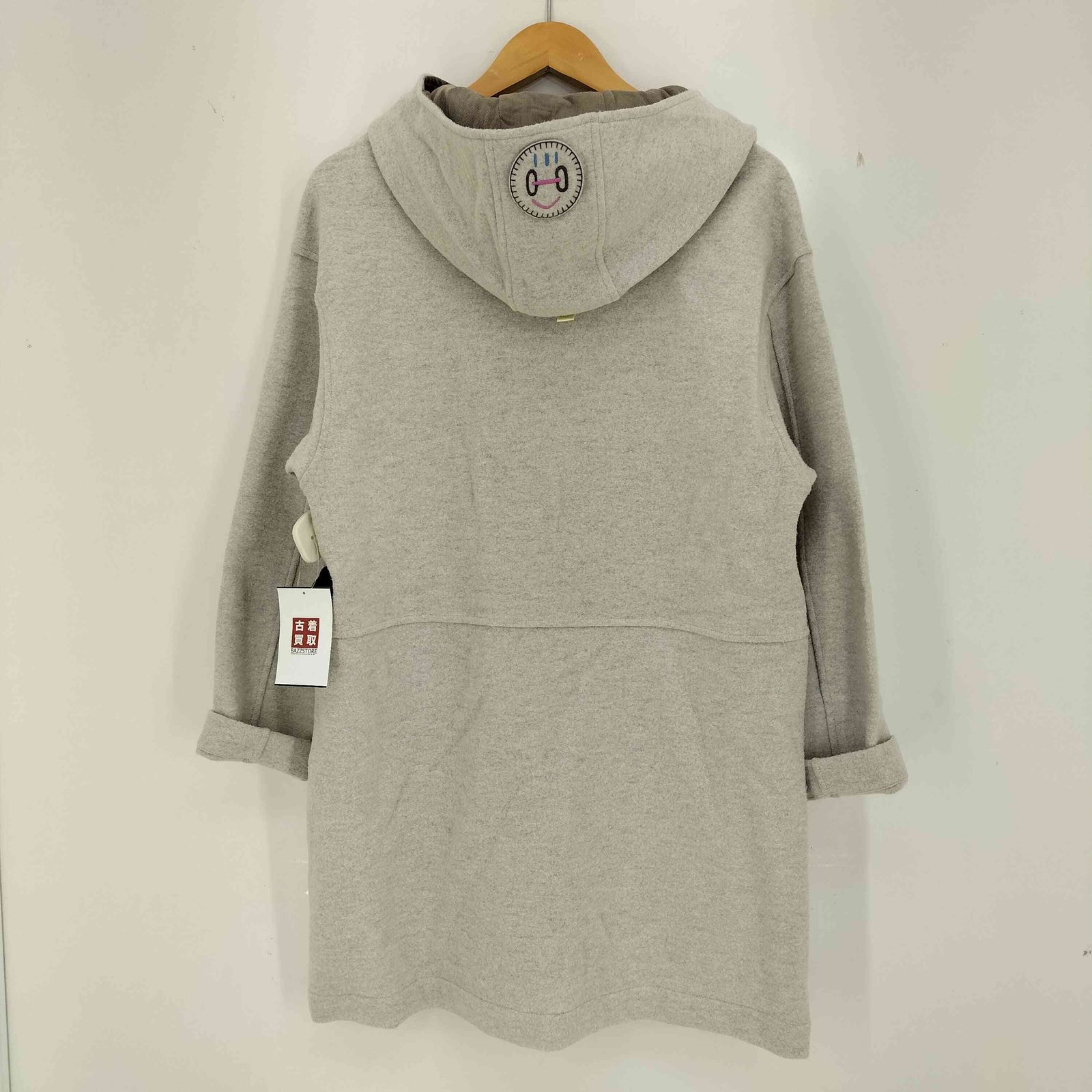 アルベロベロ OLLEBOREBLA オレボレブラ ブタさん お鼻 ワッペン装飾ウール フーデット ハーフコート レディース 表記無