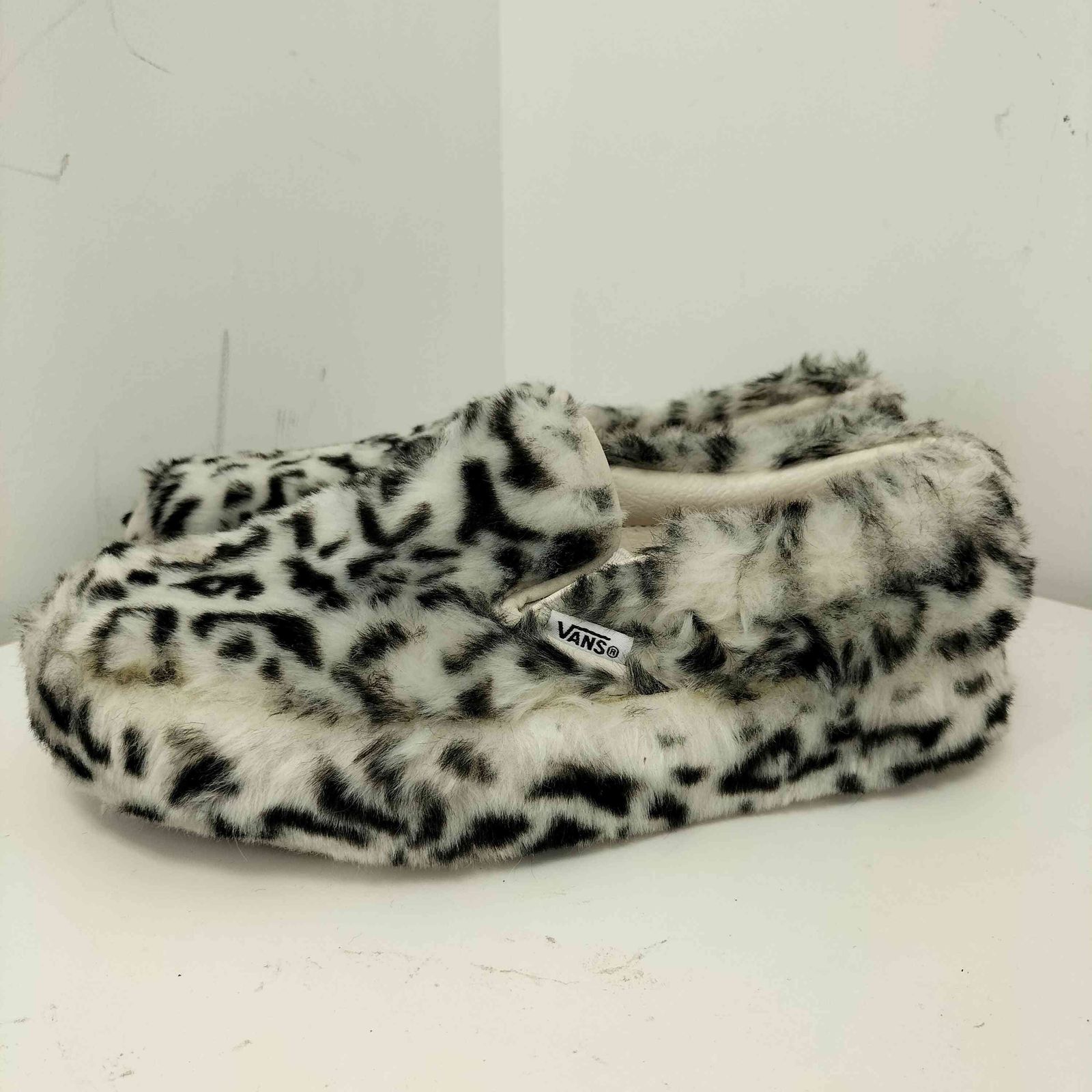 バンズ VANS SANDY LIAN Classic Slip-On Cheetah Print Platform sneaker in Multi レディース JPN 23