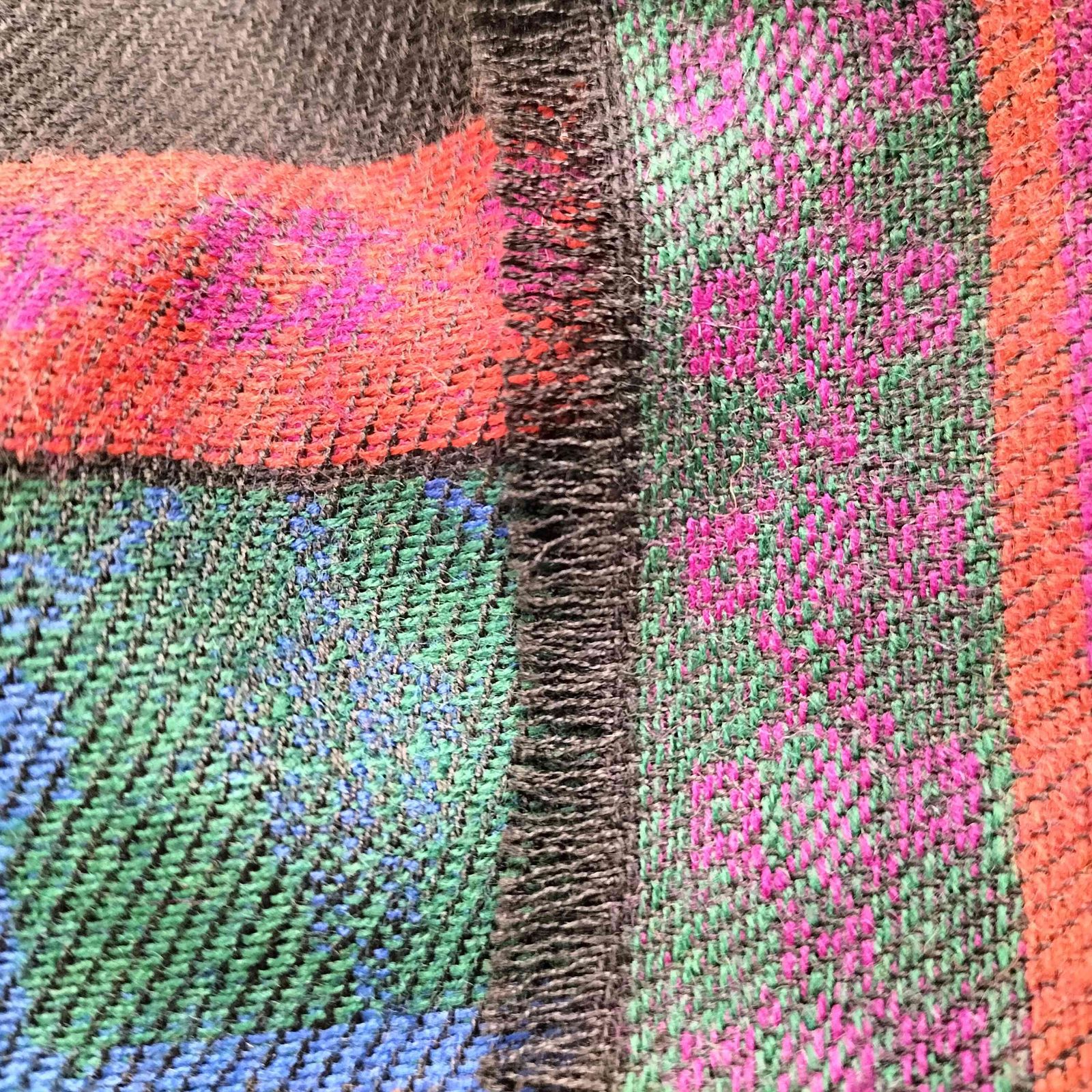 ワイズ Y's ストール Y´s ワイズ ストール - 黒xグレー 【古着】