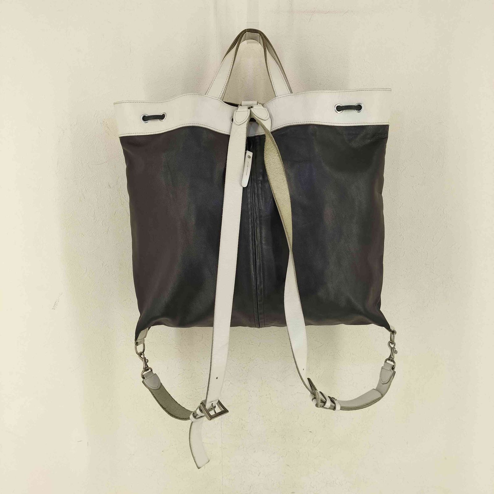 ユーズドフルギ 古着 COMPOSITION レザー 2way ハンドバッグ リュック メンズ 表記無