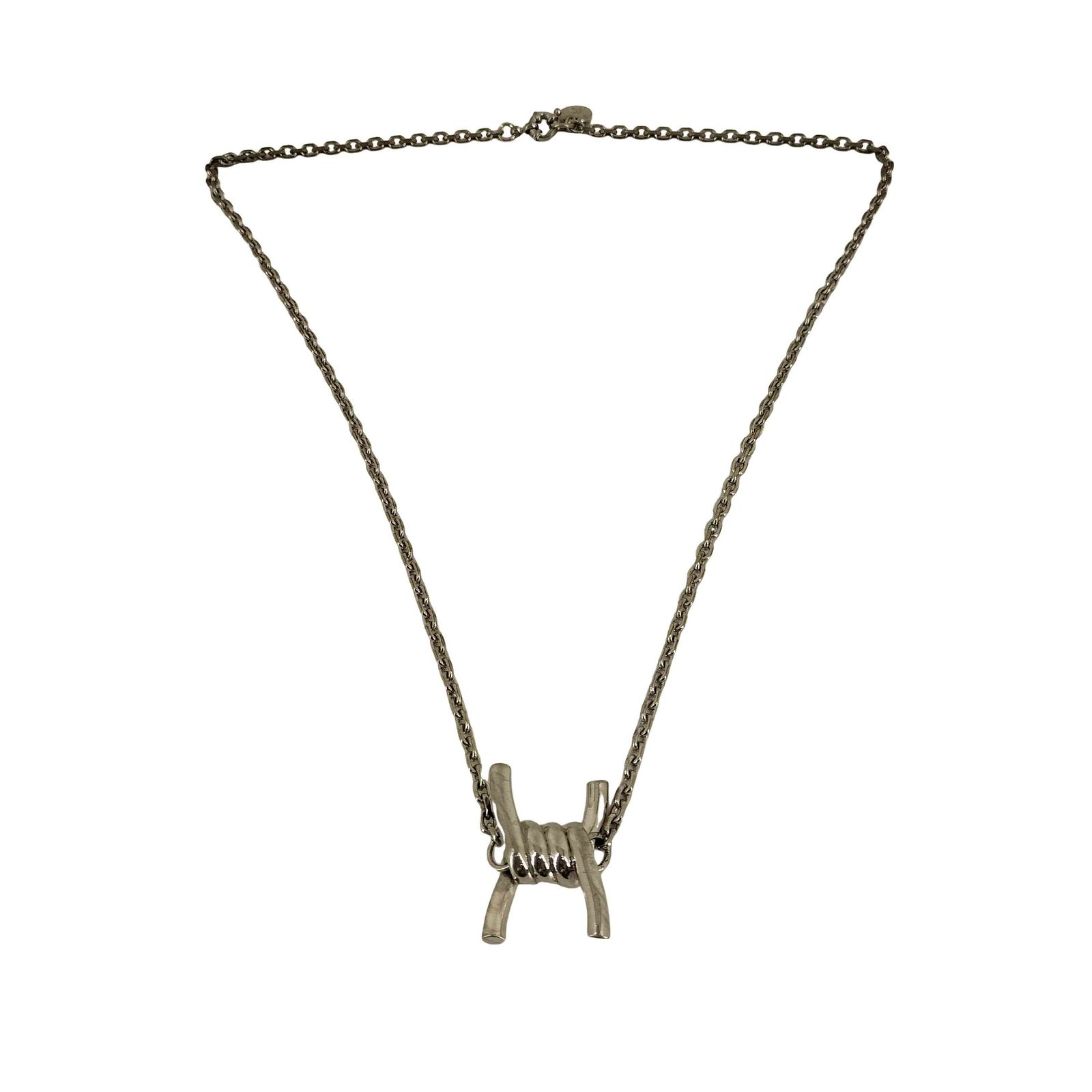 アンブッシュ AMBUSH 有刺鉄線 シルバー ネックレス メンズ 表記無