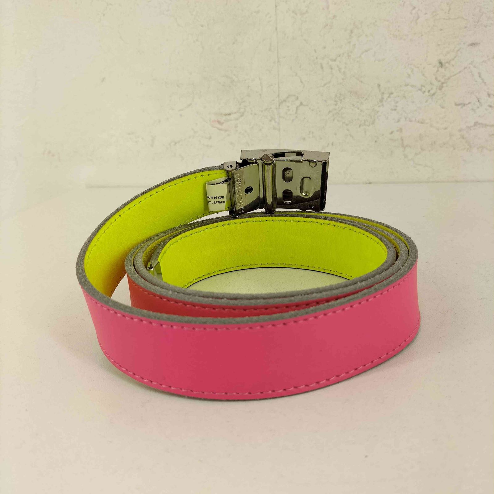 コムデギャルソン COMME des GARCONS SUPER FLUO LEATHER LINE G