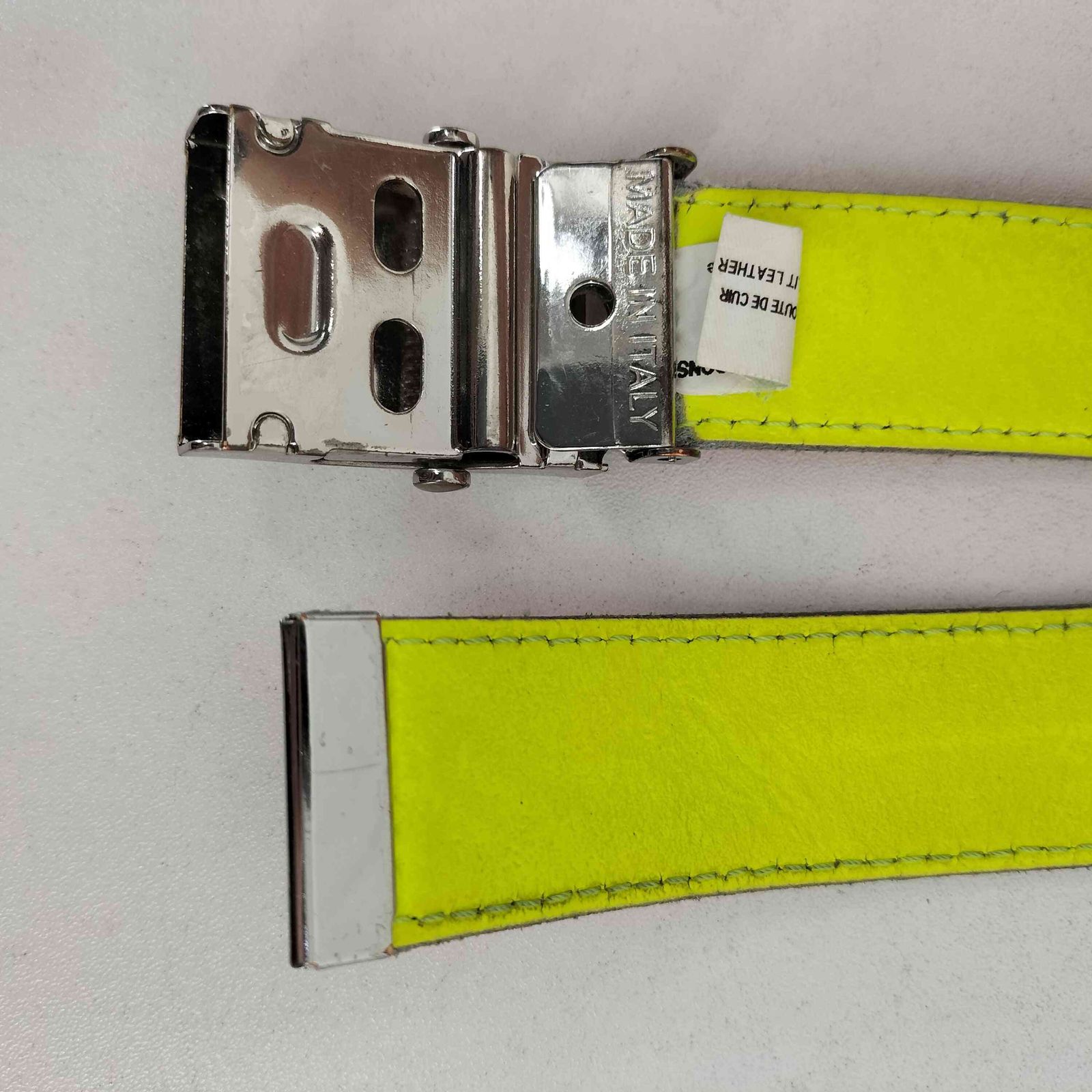 コムデギャルソン COMME des GARCONS SUPER FLUO LEATHER LINE G