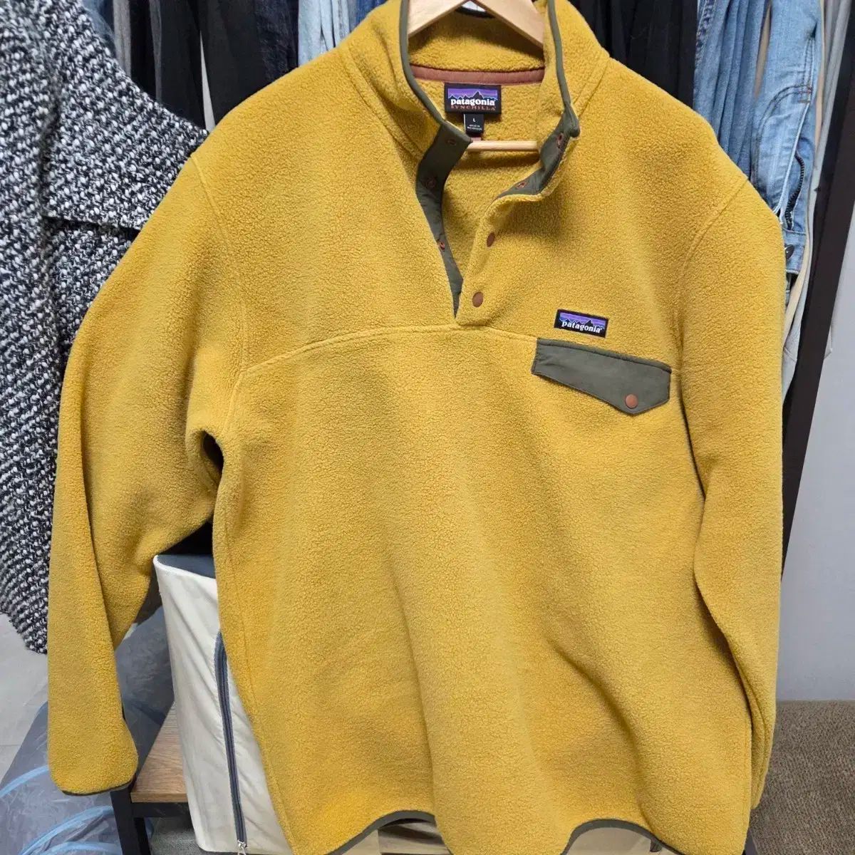 パタゴニア マスタード色 シンチラ L