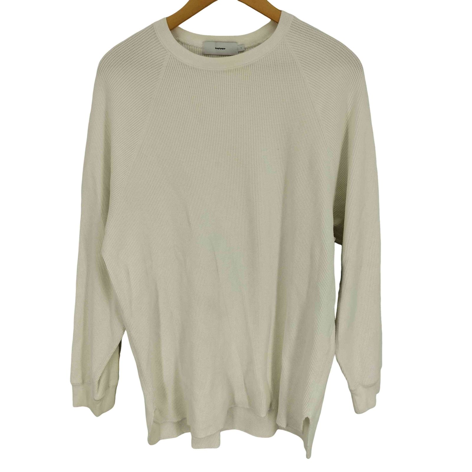 親密な グラフペーパー Graphpaper Waffle L S Tee ワッフル L S Tシャツ メンズ JPN 1
