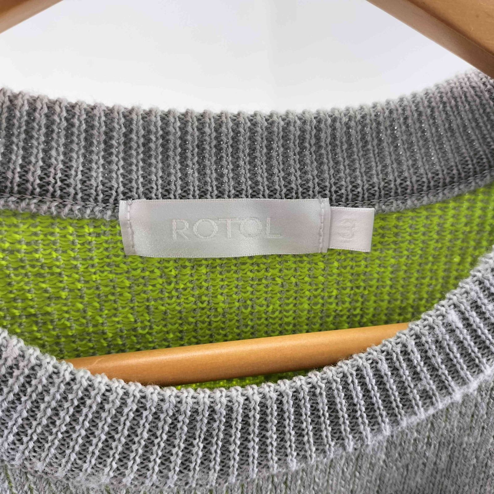 ロトル ROTOL 3D SKELTON ボーンニット 良い メンズ JPN：3