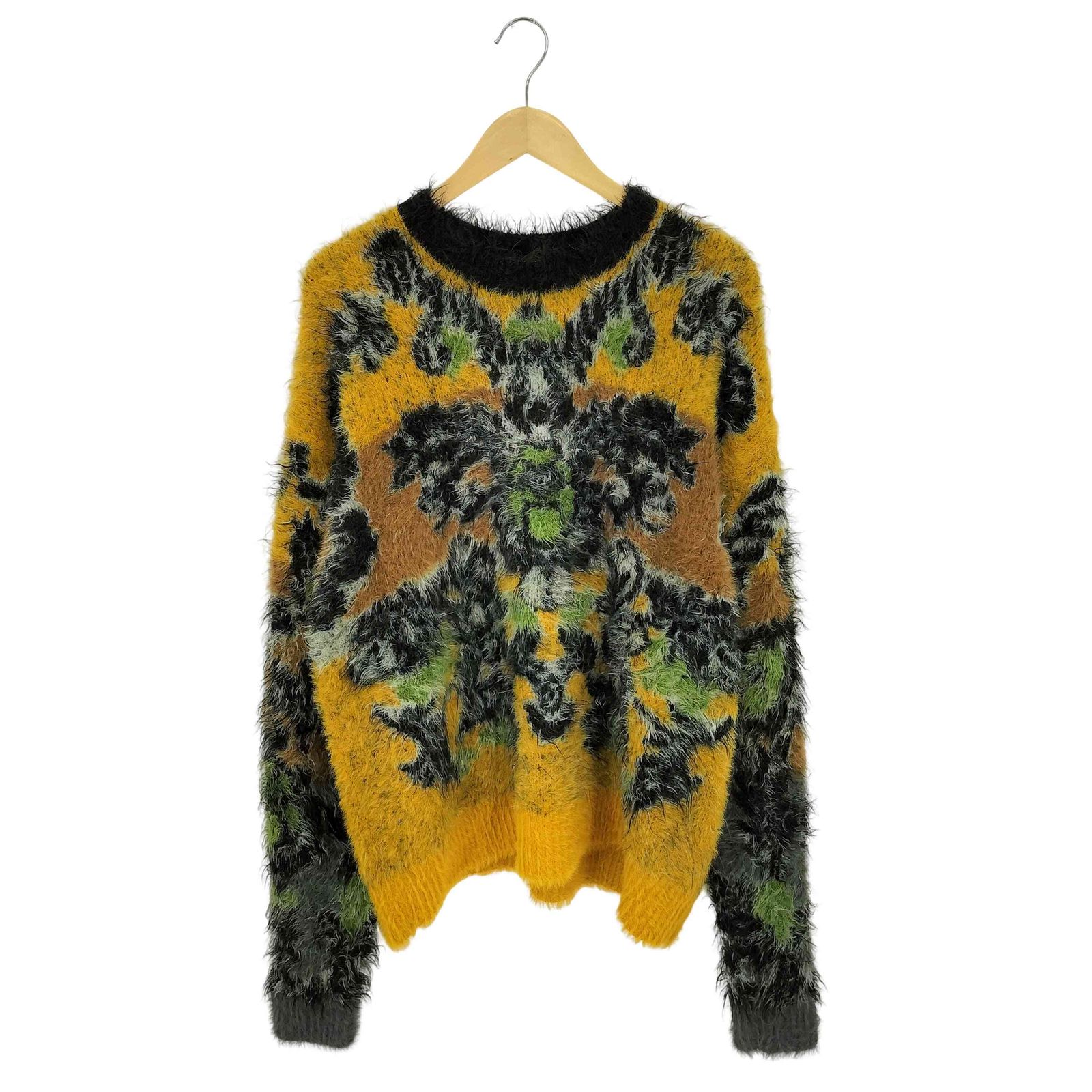 アリーズ ARIES イタリア製 Fleur Chenille knit クルーネックニット メンズ import M