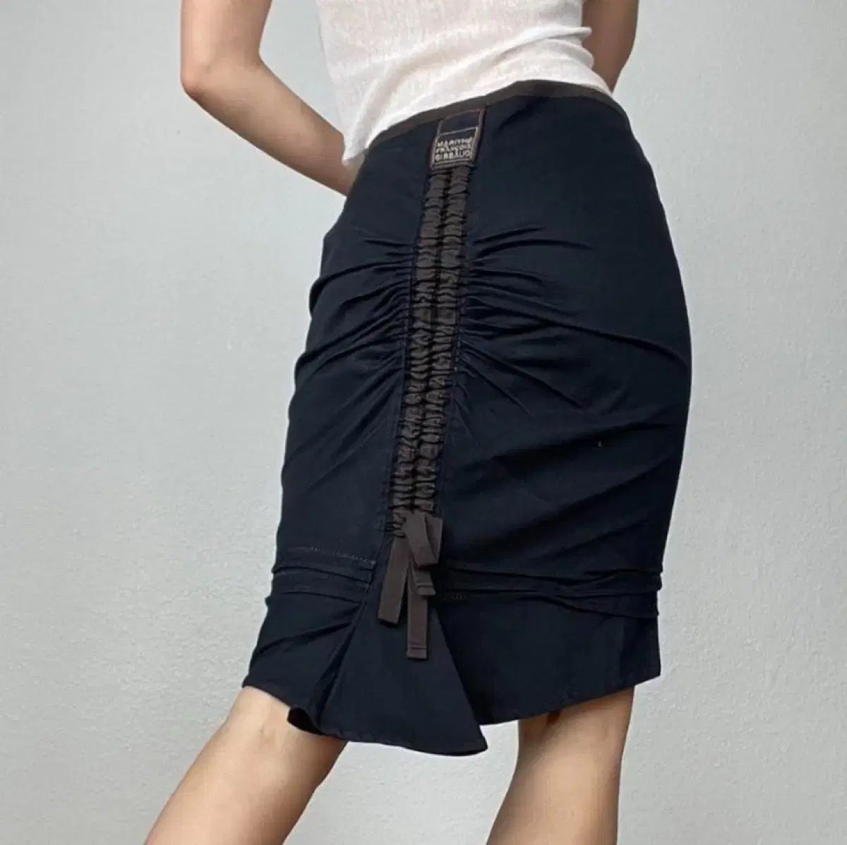 マリテフランソワジルボー ヴィンテージ ミディ スカート GULLKHAN_COM