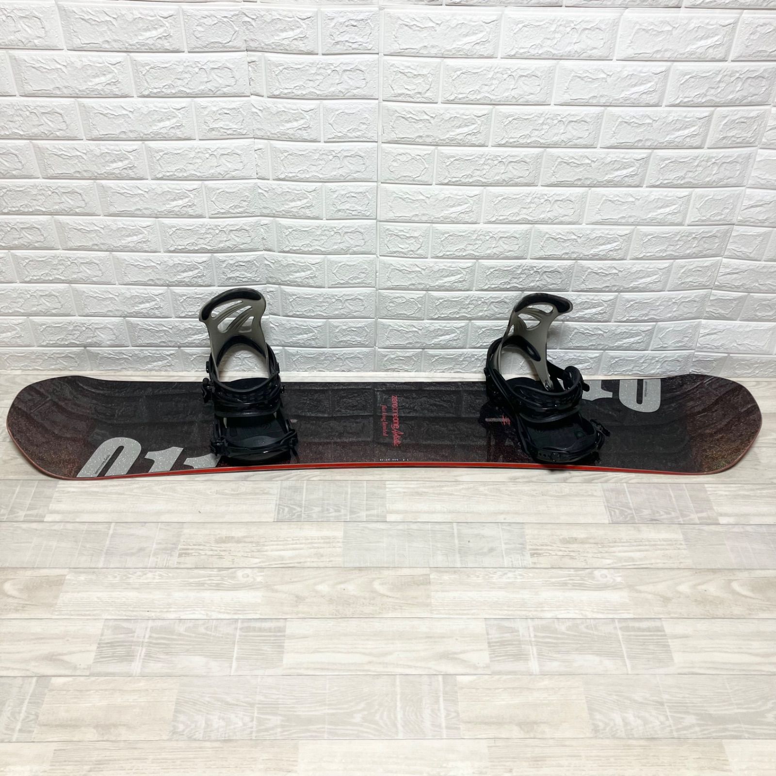 オガサカ製 100本 001 artistic flat king limited FLUX DS 2点セット スノーボード スノボ板 ビンディング