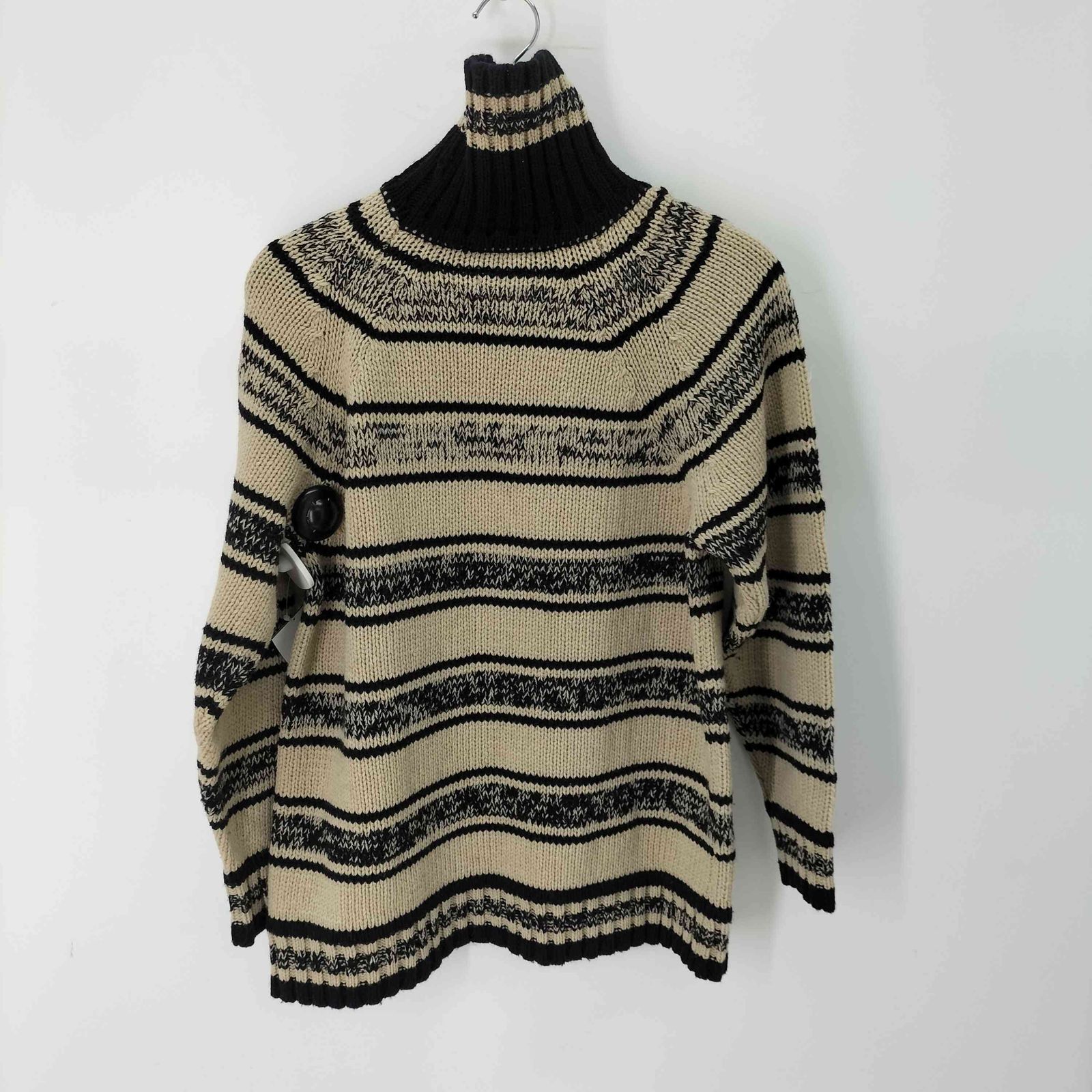 ワイズフォーメン Ys for men 96 aw ボーダー タートルネックニット メンズ 表記無