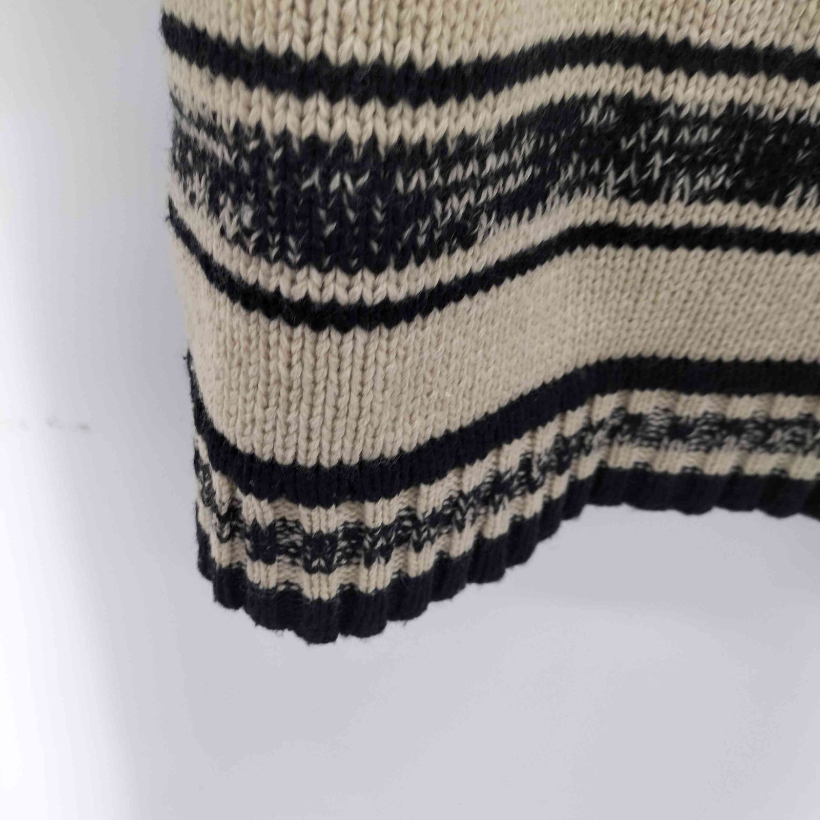 ワイズフォーメン Ys for men 96 aw ボーダー タートルネックニット メンズ 表記無