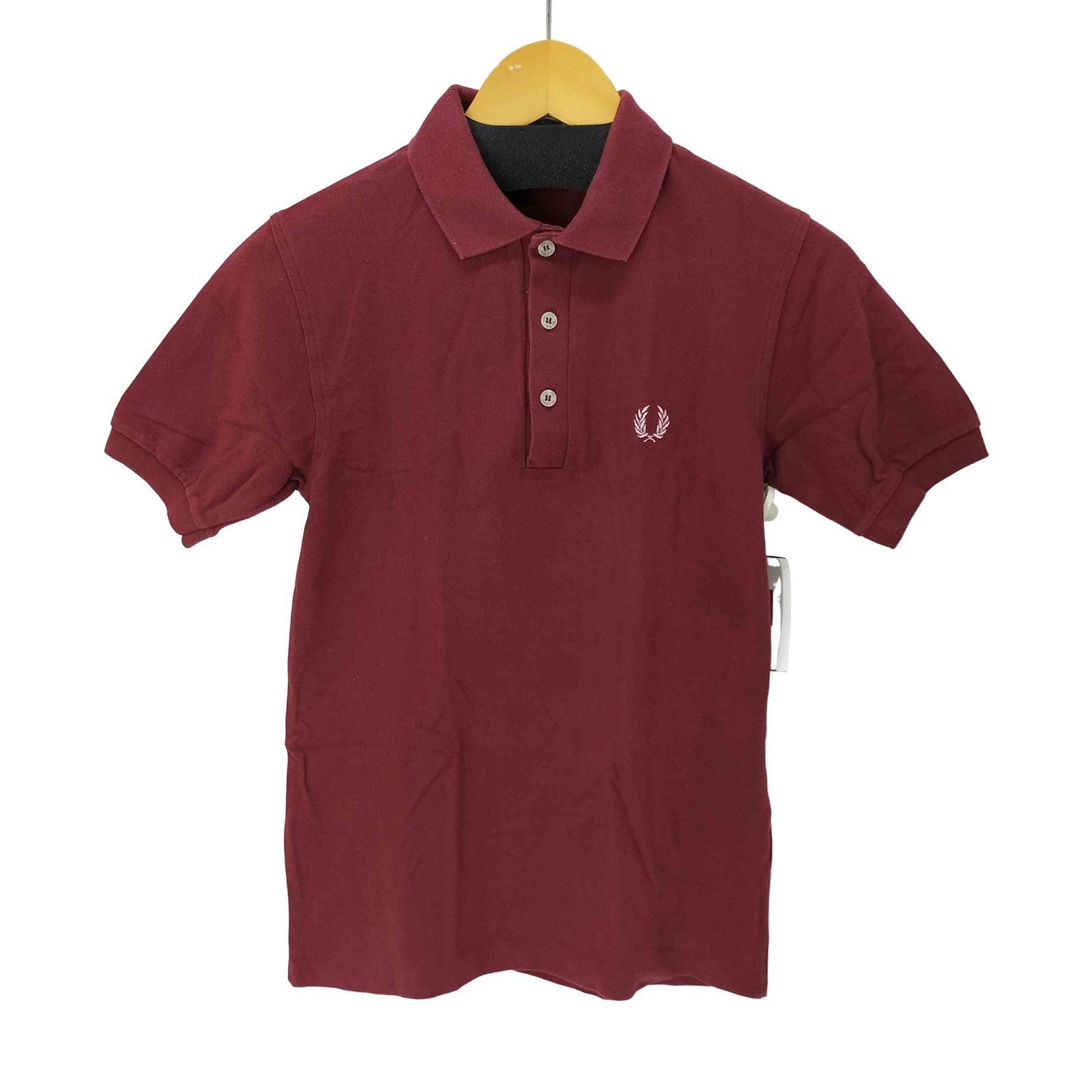 レディース☆フレッドペリー　ニットポロシャツ　月桂樹ロゴ刺繍　春物　サイズ10 フレッドペリー FRED PERRY 月桂樹ロゴ刺繍 S/S ポロシャツ レディース