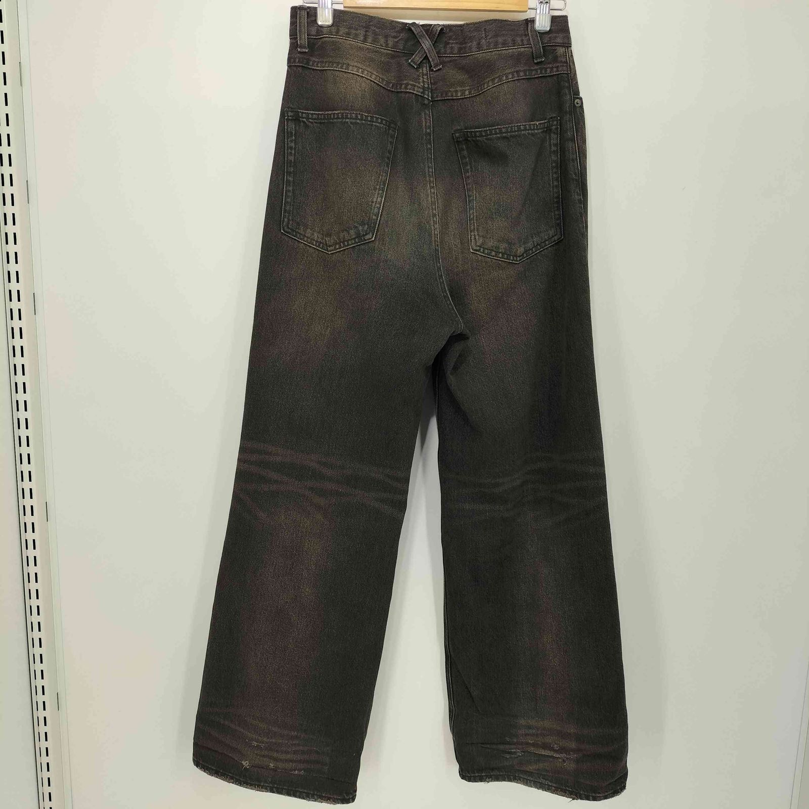 モンキータイム MONKEY TIME 24 AW 13 oz ビンテージ加工 オーバーダイ バギージーンズ メンズ JPN S