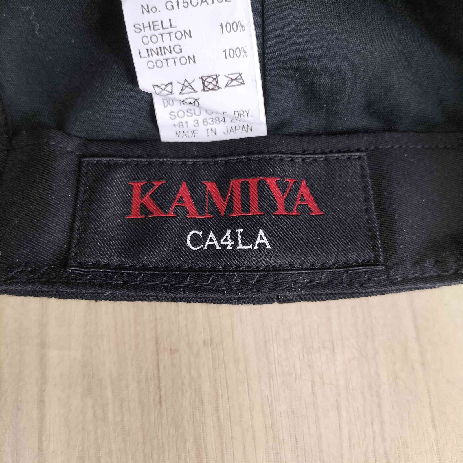  カシラ CA 4 LA ×KAMIYA KMY Cap BLACK domestic メンズ 表記無 その他 キャップ