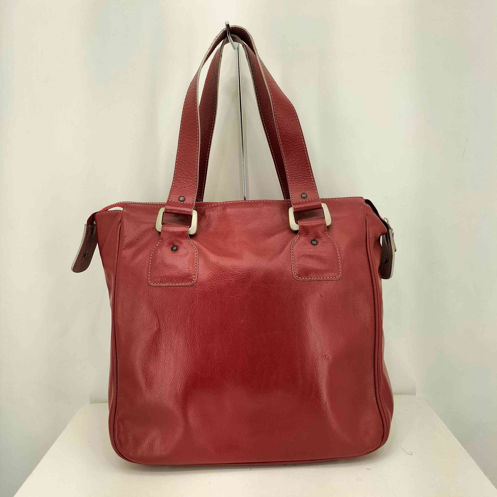 ジャックルコー JACQUES LE CORRE バックルデザイン レザートートバッグ レディース 表記無