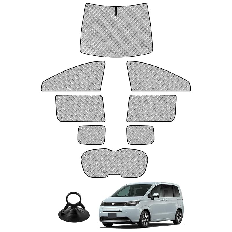 Cartist 新型フリード エアー エアーEX クロスター GT系 に適用 サンシェード 1台分 マルチサンシェード ブラックメッシュサンシェード D AIR AIREX CROSSTAR 6月28日 現行 3代目 車用 遮光シェード 車窓