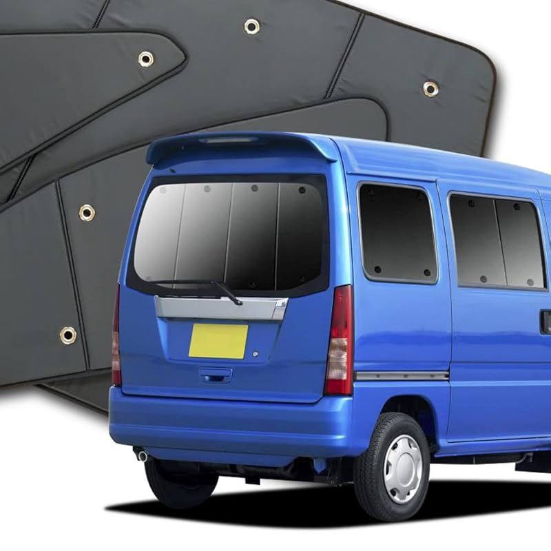 サンバーバン 後期 カーテン サンシェード 車中泊 グッズ プライバシーサンシェード リア用 対応 01s-e003-re