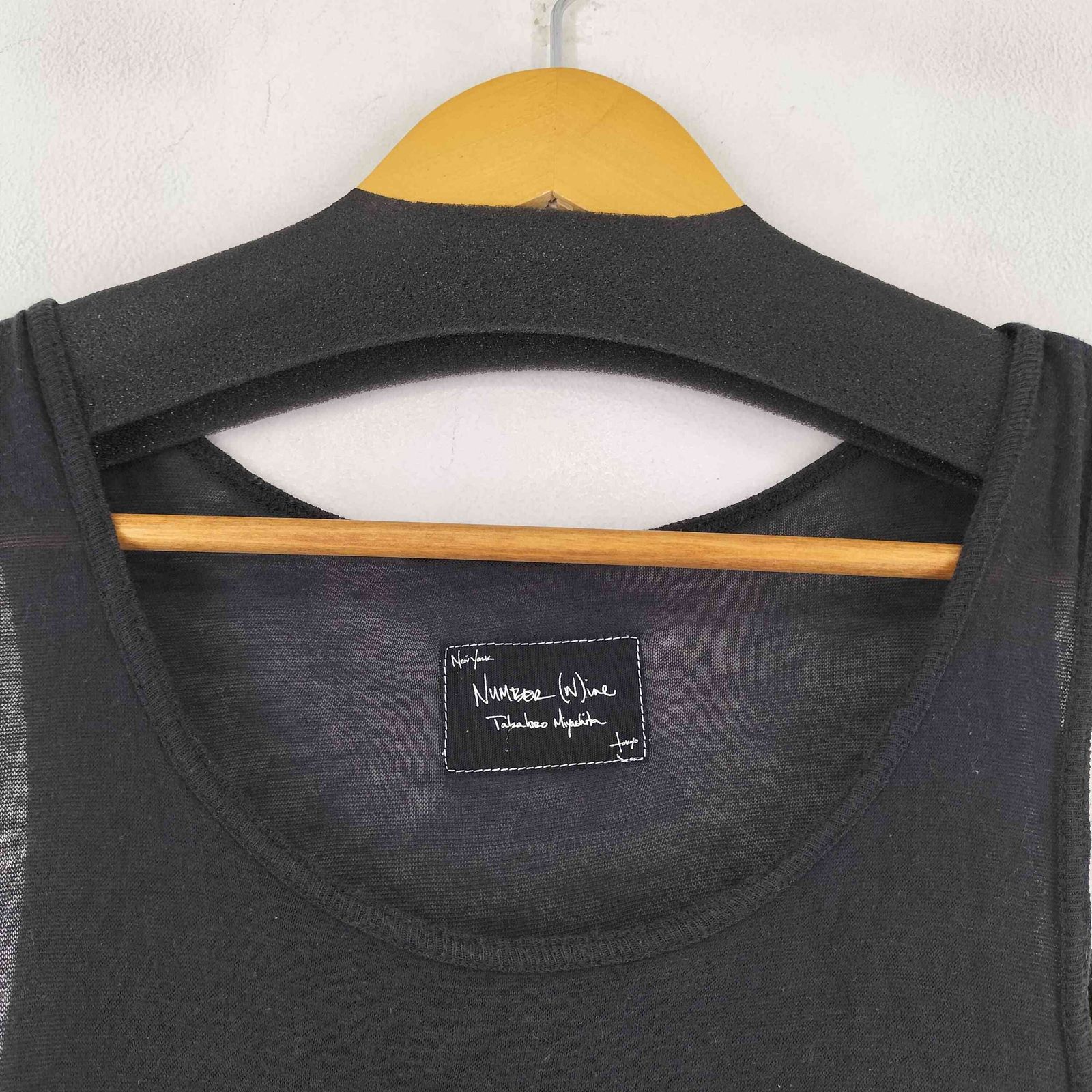 カシミヤ混シアータンクトップ メンズ