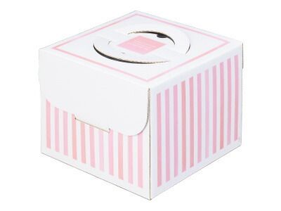ラッピング 箱 ボックス ラッピング箱 【 デコ箱 リズム6号(トレーなし) 】 ケーキ 箱 ケーキ箱 ケーキボックス ギフトボックス ラッピング用品 ラッピングボックス ギフトラッピング 消耗品 業務用