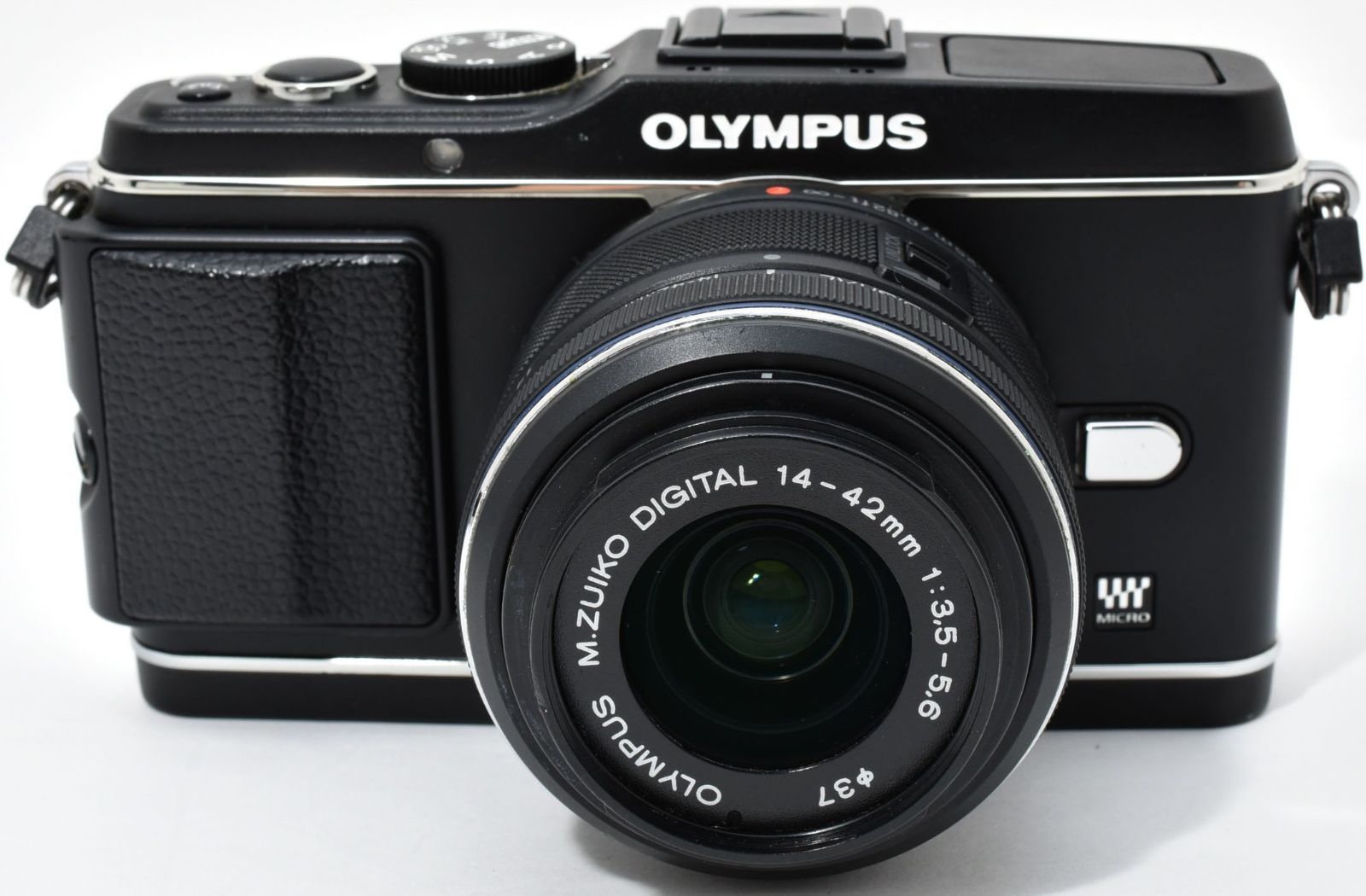 オリンパス ミラーレス OLYMPUS PEN E P 3 レンズキット ブラック SDカード ＆ レンズフード付き 届いてすぐに使える 動画撮影 長期保証