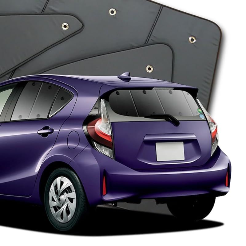 趣味職人 プライバシー サンシェード 車 アクア 10 系 NHP 10 系 リア カーテン 車中泊 グッズ 対応 01s-a019-re
