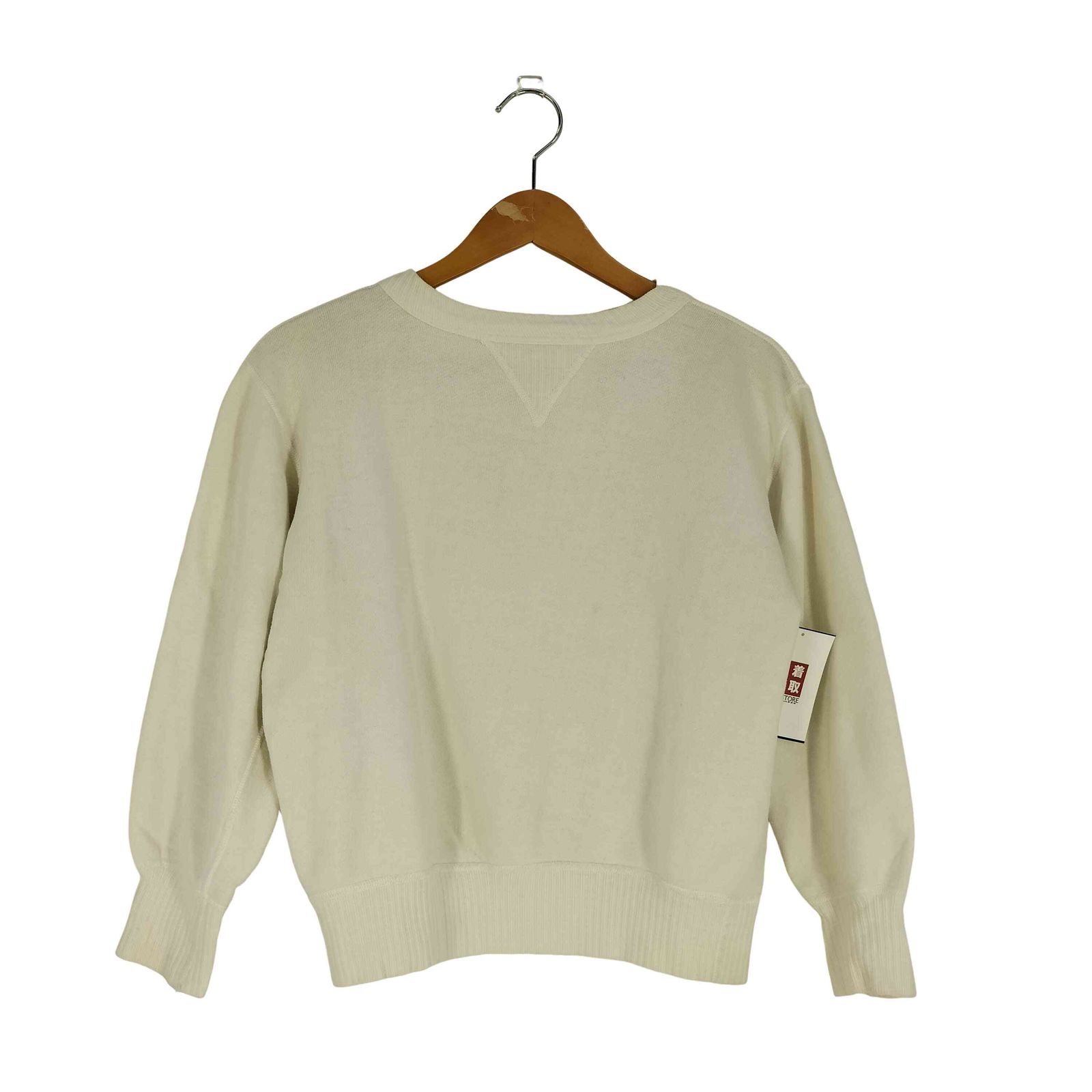 ユーズドフルギ 古着 両Vガゼット クルーネック ロングリブスウェット メンズ JPN M