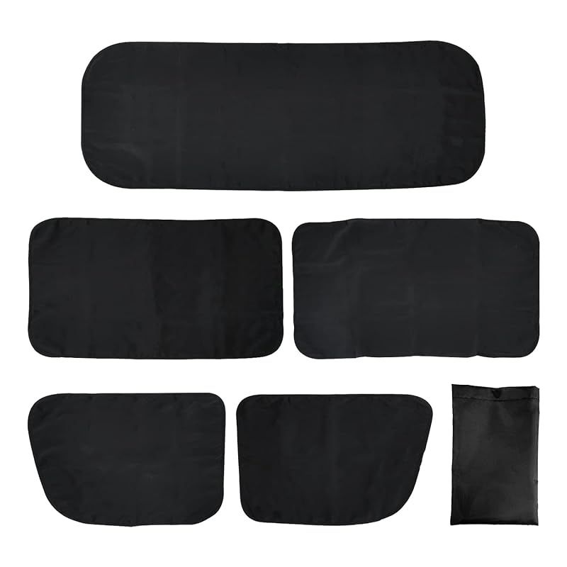 セイワ(SEIWA) 車種専用用品 スズキ エブリイ EVERY (DA17V JOIN/PC/PAリミテッド/PA)専用 マグネット遮光カーテン 5枚セット IMP164 車中泊 NVクリッパー スクラムバン ミニキャブバン カー用品 車中泊 サンシェー 0