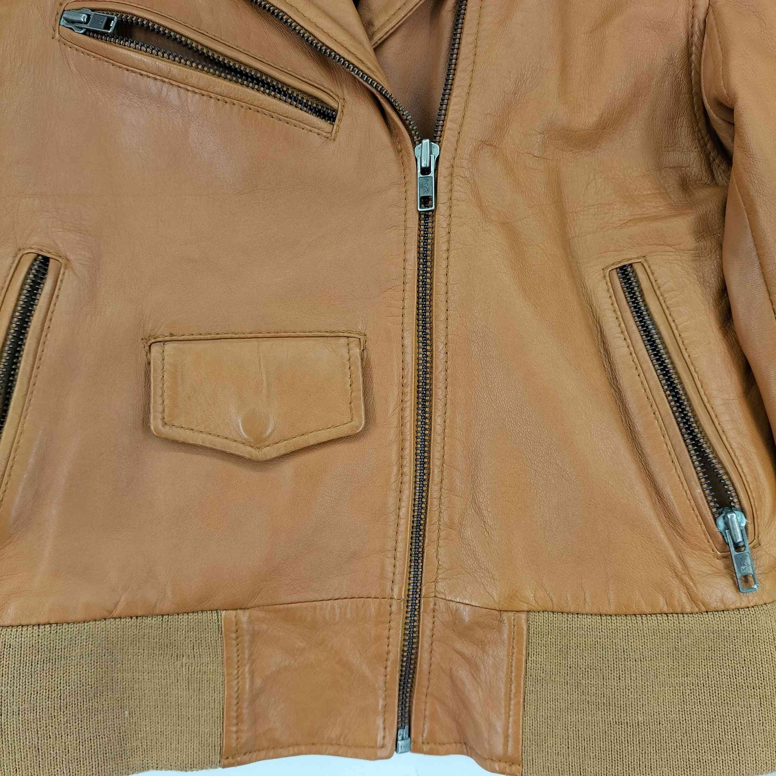 リューグーレザーズ Liugoo Leathers 本革 ダブルライダースジャケット レディース 2 GULLKHAN_COM