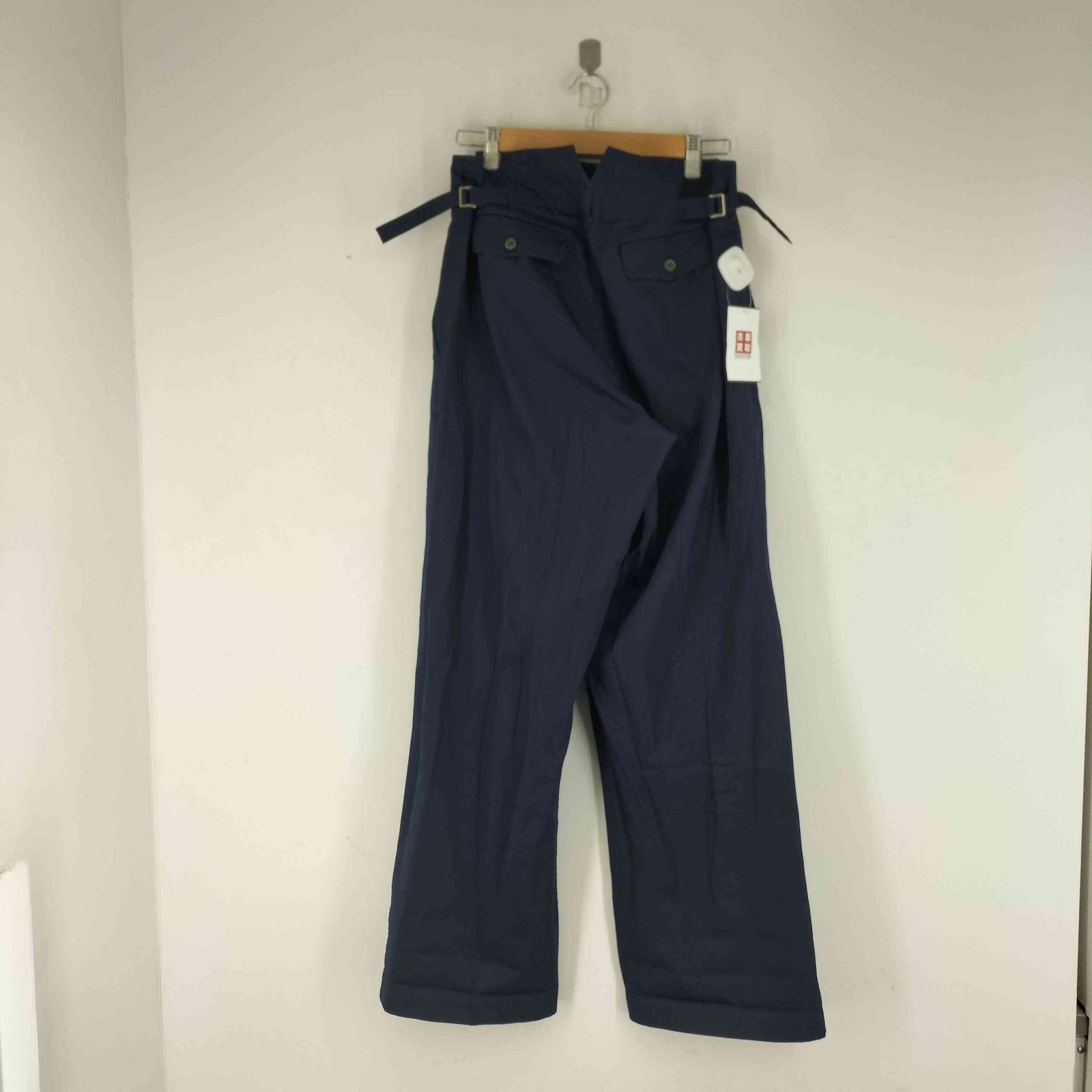 コムデギャルソンコムデギャルソン COMME des GARCONS サイドバックル ワイドパンツ メンズ L