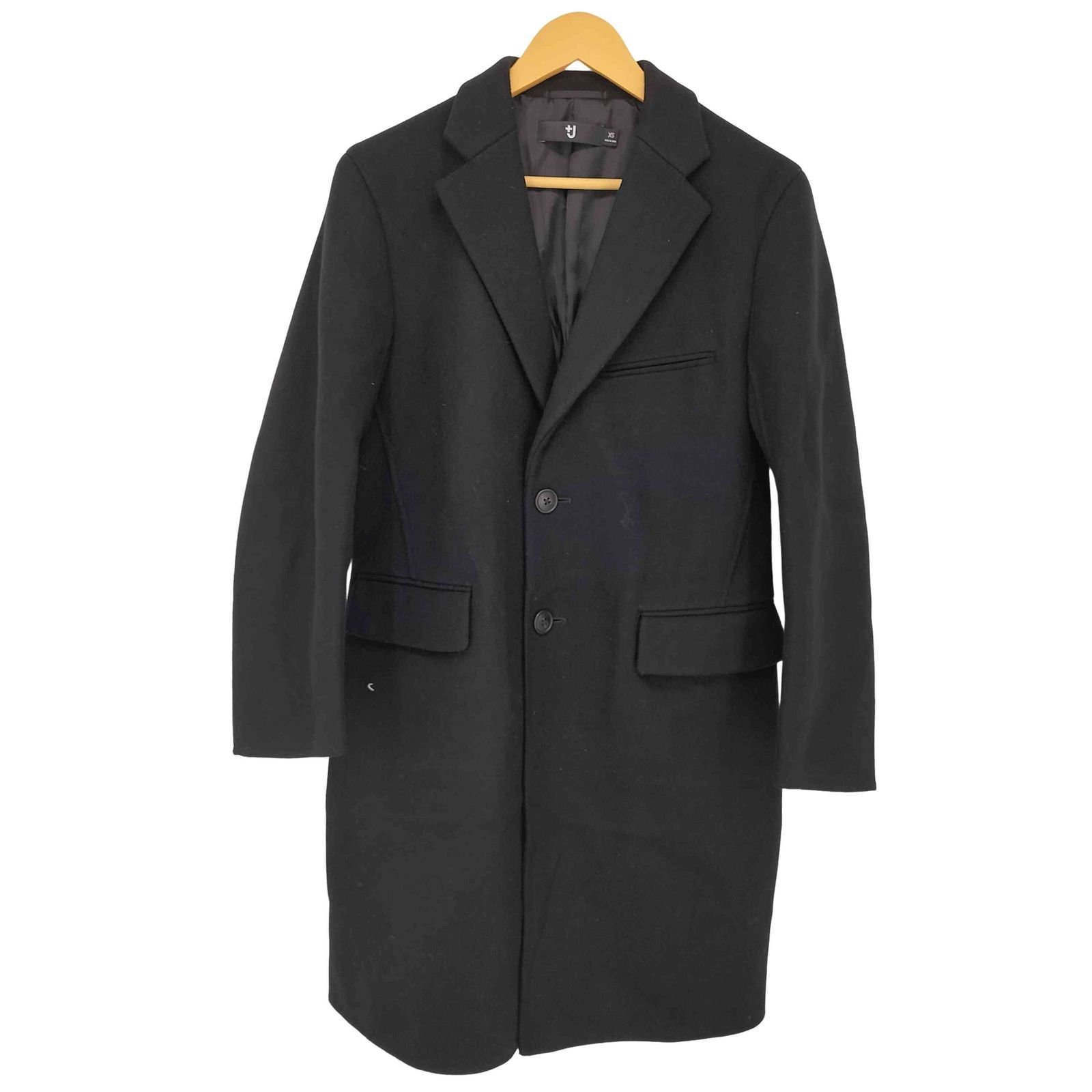 ユニクロUNIQLO +J ウールブレンドチェスターコート ブラックxs ユニクロ +J ウールブレンドチェスターコート XS ブラック UNIQLO ＋J