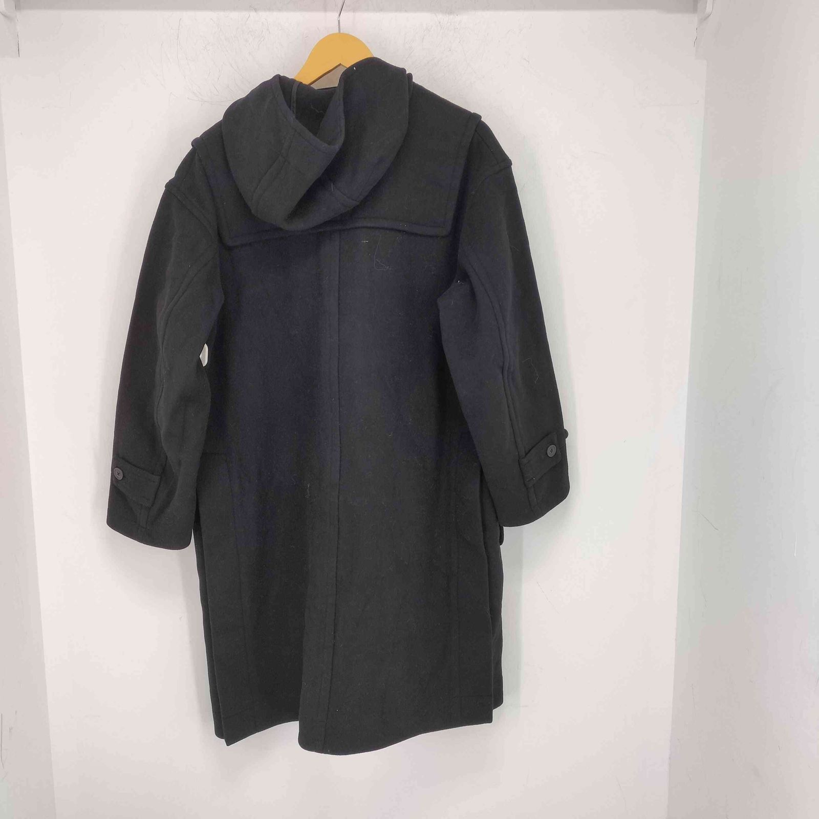 ユニクロ ウールオーバーサイズダッフルコート ＋J ブラック M