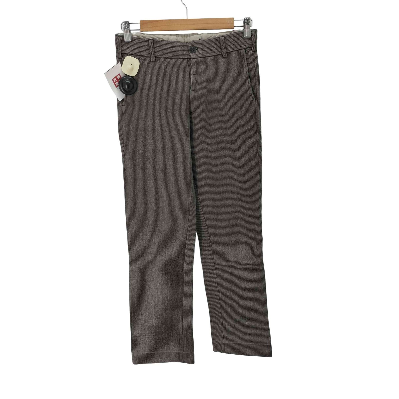 ユーズドフルギ 古着 推定40s~50s ユーロ ナットボタン ピケ 太畝 コーデュロイパンツ メンズ 表記無