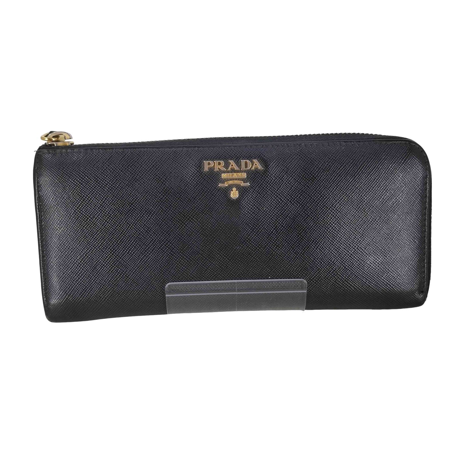 プラダ PRADA ロゴエンブレム長財布 レディース 表記無