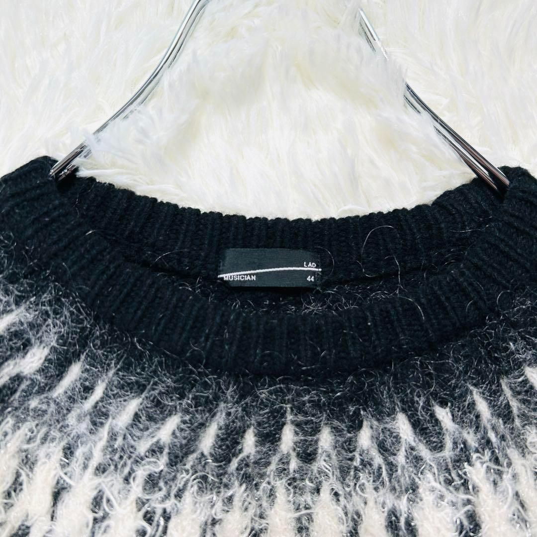美品 LAD MUSICIAN ラッドミュージシャン mohair wool モヘヤ ウール 