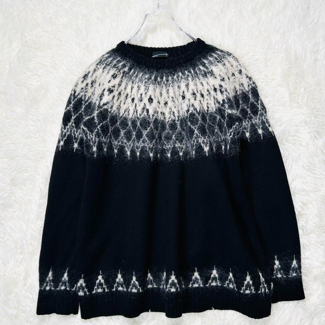 美品 LAD MUSICIAN ラッドミュージシャン mohair wool モヘヤ ウール