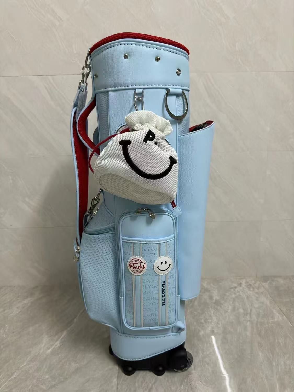 新品未使用】PEARLY GATES 新作ゴルフバッグ ラゲッジタイプ スムーズ