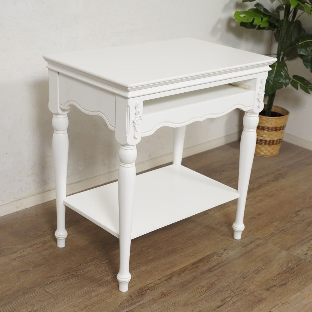 E エレガントな空間を演出する アンティーク風パソコンテーブル 組み立て不要 完成品にてお届け FF16744 MARWIL-DEMENAGEMENTS_CH