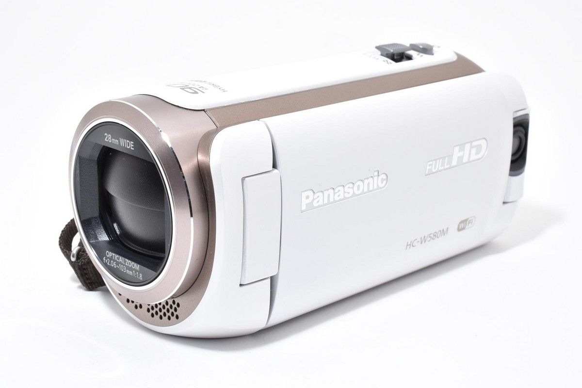 超 Panasonic HC-W580M ホワイト パナソニック ビデオカメラ