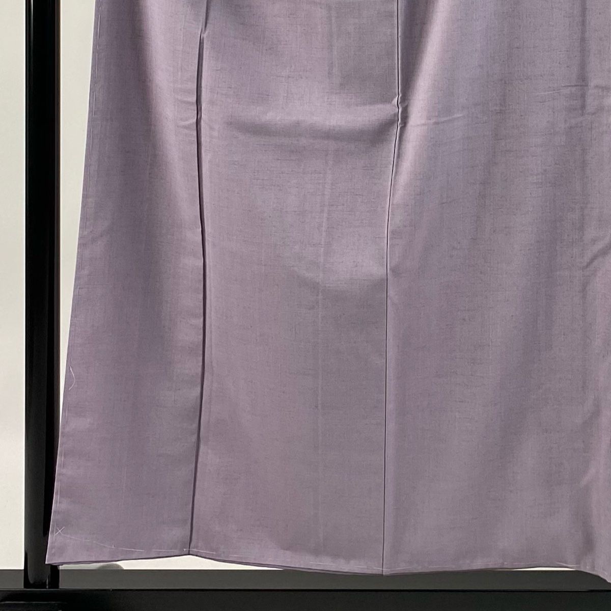 結城紬 身丈157cm 裄丈63.5cm S 袷 証紙 薄紫 正絹