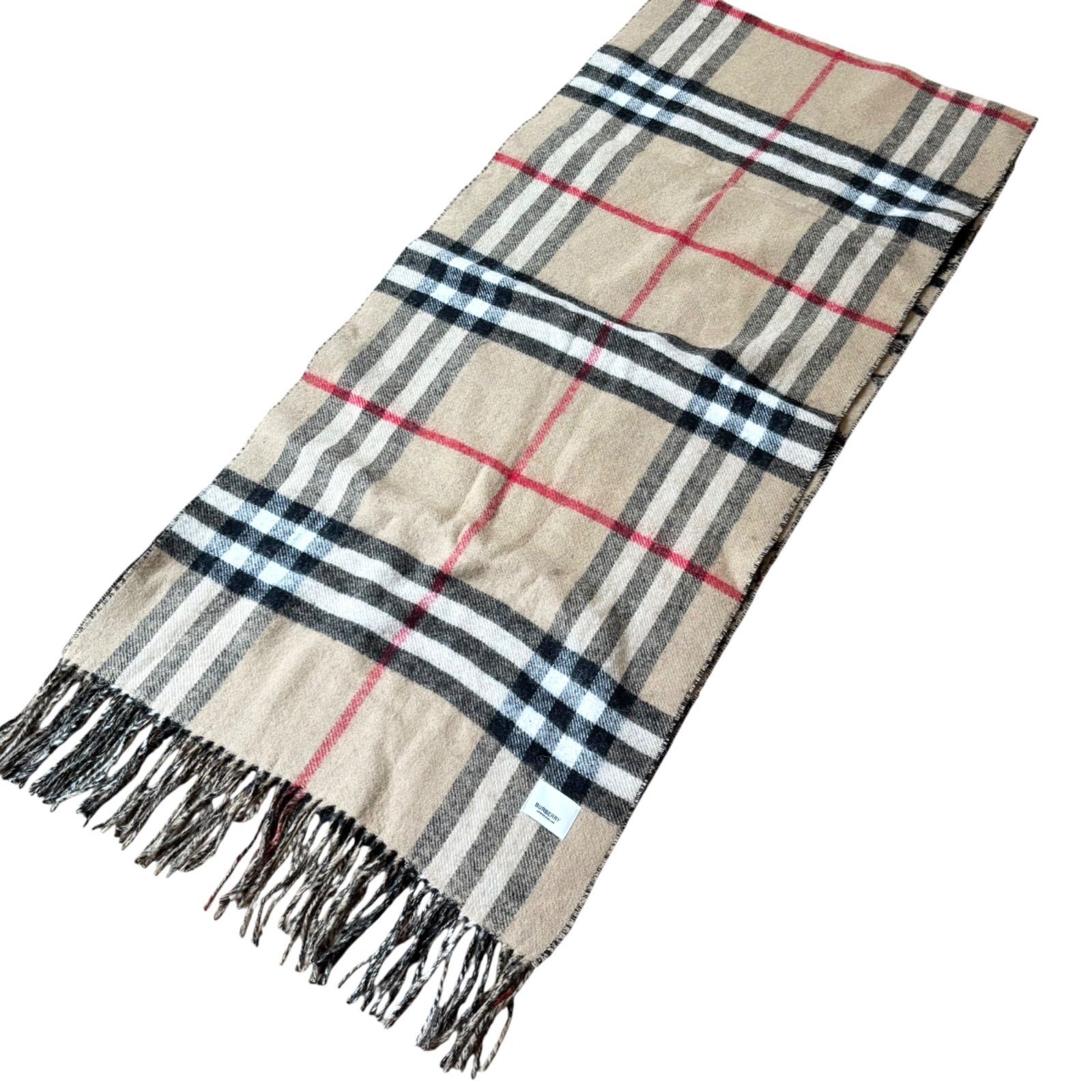 BURBERRY 新品同様 ノバチェック リバーシブル カシミア 現行モデル