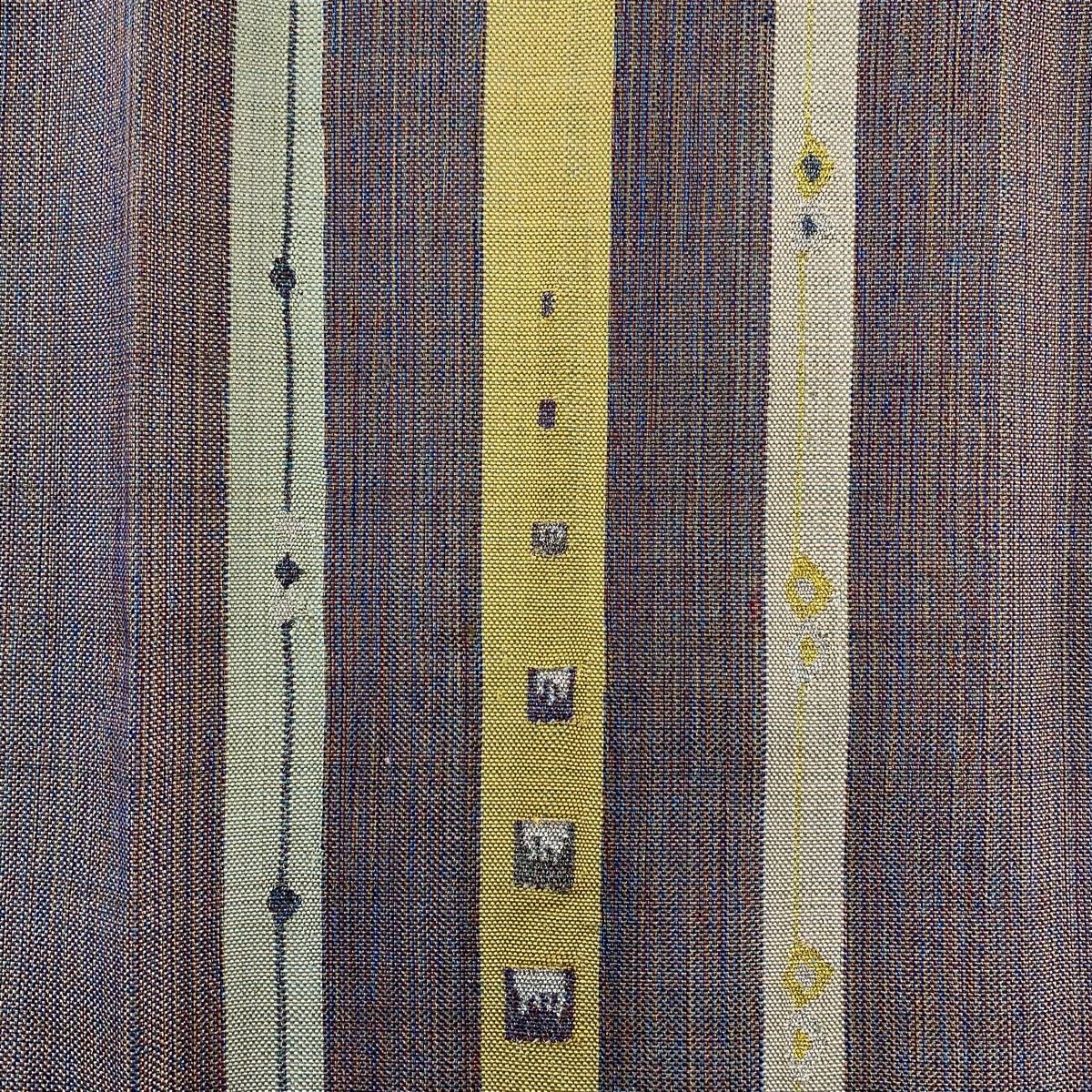 よろけ縞 金銀糸